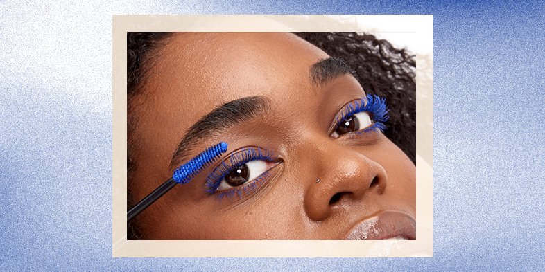 BMAG InArticleImagery Colored Mascara Voluminous Original Washable Bold Eye Mascara   Blue